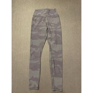 ALO Yoga Green-Gray Camo High-Rise Leggings